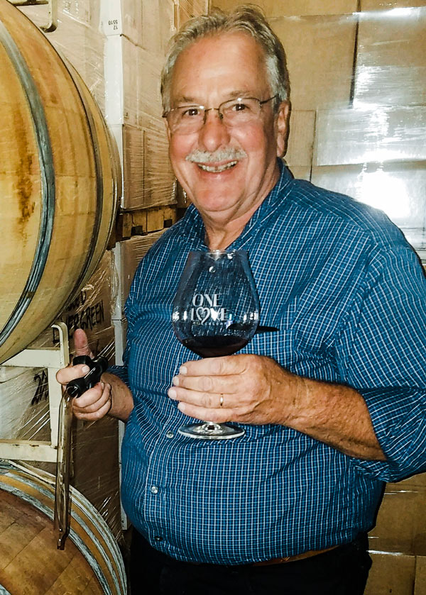 Photo of One Love Cellars founder Kevin Taylor